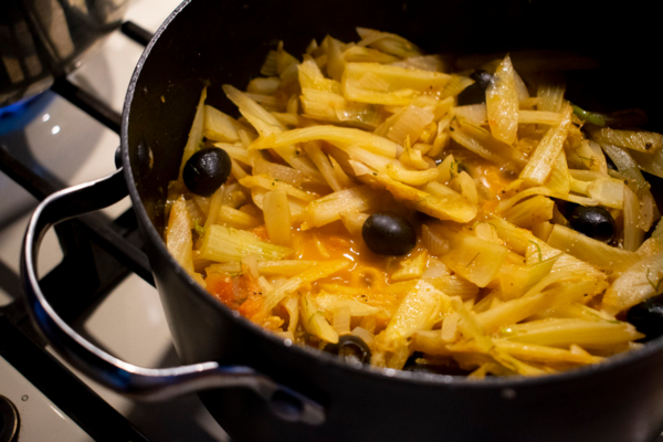 Fenchel im Topf