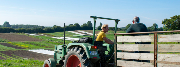 Trecker auf Feld