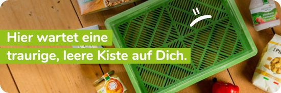 Eine leere Kiste wartet hier auf Dich!
