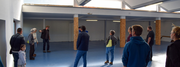 Reife Pflaumen an einem Ast