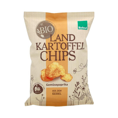 Produktfoto zu Landkartoffelchips Paprika