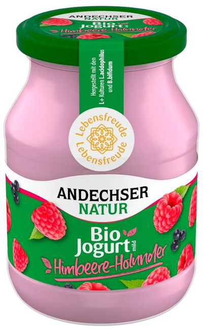Produktfoto zu Himbeer-Holunder Joghurt 500g