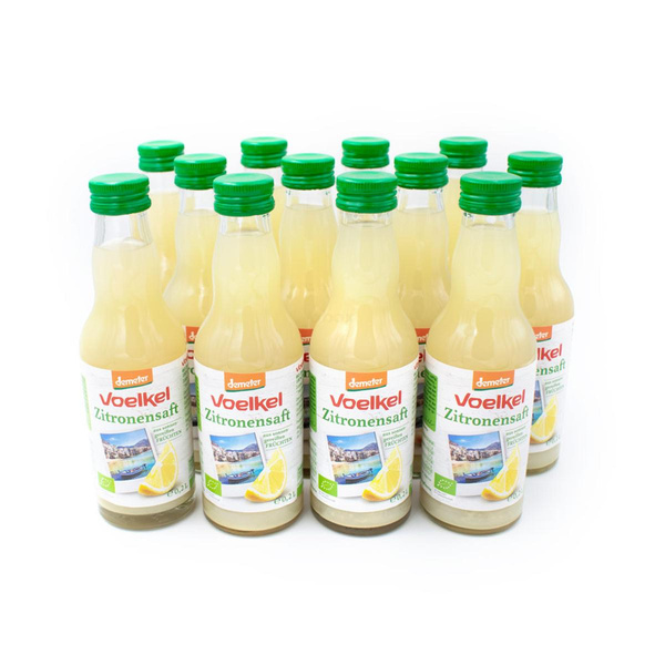 Produktfoto zu Zitronensaft Kiste (12 x 0,2l)