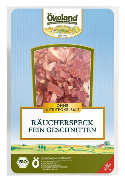 Produktfoto zu Räucherspeck fein geschnitten 80g