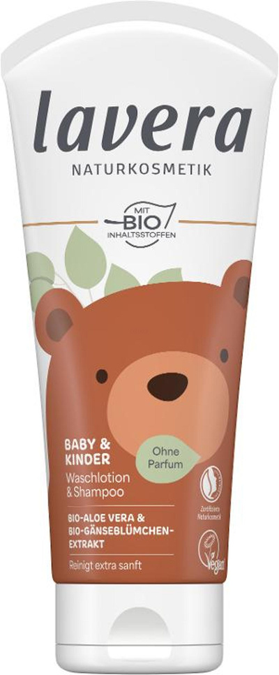 Produktfoto zu Baby & Kind Waschlotion und Shampoo 200ml