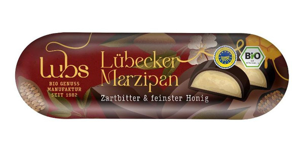 Produktfoto zu Marzipanbrot Zartbitter