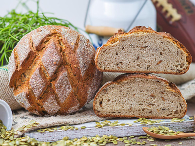 Produktfoto zu Ackerbohnen-Protein Brot 500g