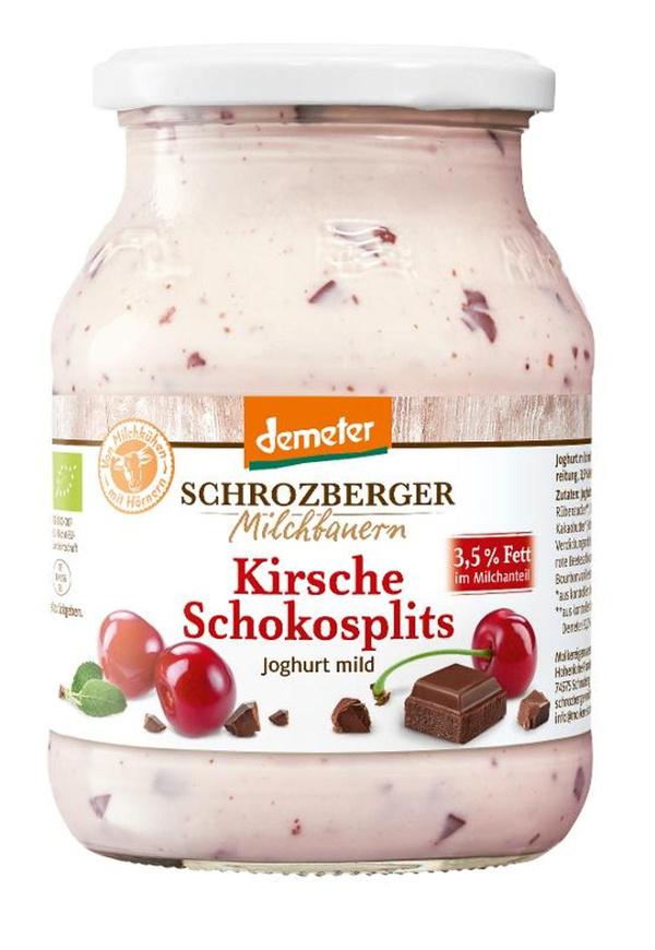 Produktfoto zu Kirsche Schokosplits Joghurt 500g