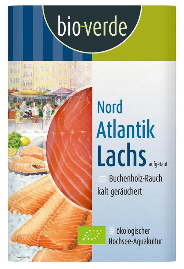 Produktfoto zu Nordatlantik Lachs geräuchert (ca.100g)