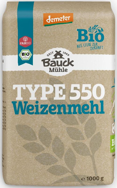 Produktfoto zu Weizenmehl (Type 550) 1 kg