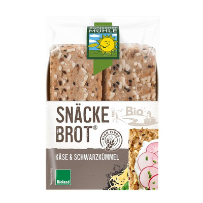 Produktfoto zu Snäckebrot Schwarzkümmel & Käse
