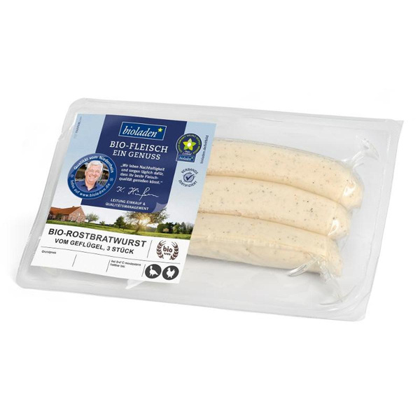 Produktfoto zu b* Rostbratwurst vom Geflügel 3 Stück ca. 150g