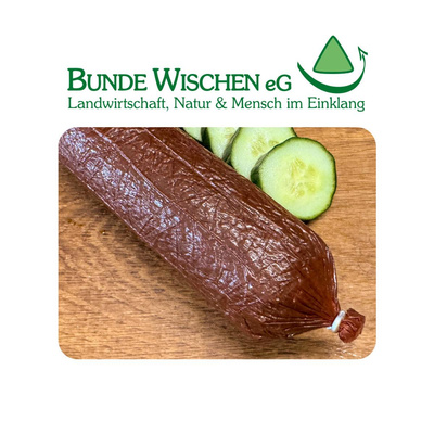 Produktfoto zu Salami mit Knoblauch vom Galloway ca. 250g