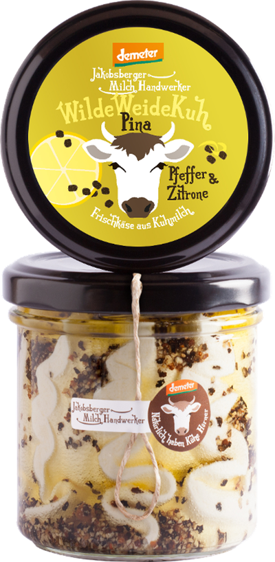 Produktfoto zu Frischkäse Wilde Weide Kuh 'Pina'