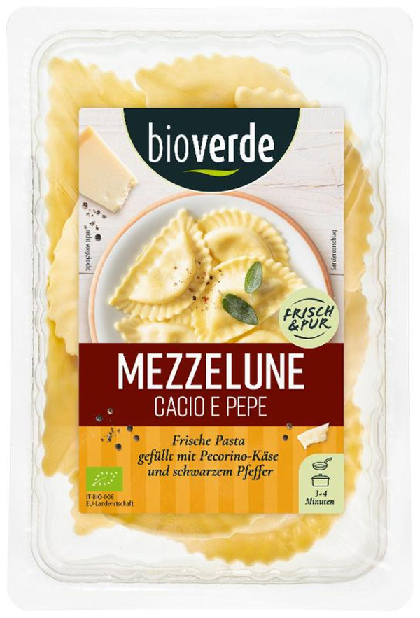 Produktfoto zu Frische Mezzelune Cacio e Pepe 250g