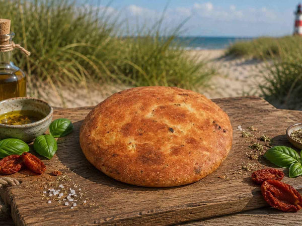 Produktfoto zu Grillbrot mit getrockneten Tomaten und Kräutern (ca. 330g)