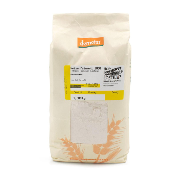 Produktfoto zu Weizenmehl fein (Type 1050) 1 kg