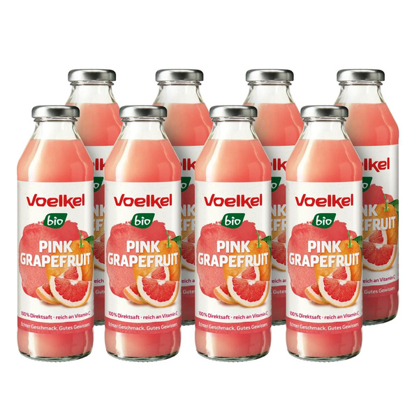 Produktfoto zu Kiste Pink Grapefruitsaft (8x 0,5l)