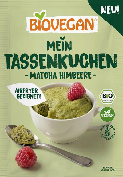 Produktfoto zu Mein Tassenkuchen Matcha Himbeere (55g Tüte)