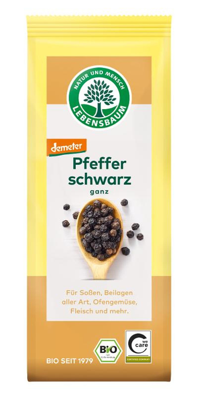Produktfoto zu Schwarzer Pfeffer (ganz) 50g