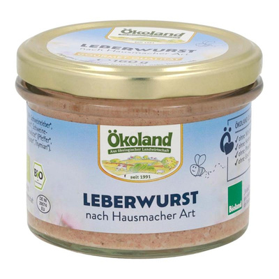 Produktfoto zu Leberwurst Hausmacher Art 160g