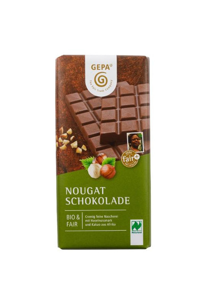 Produktfoto zu Nougat Schokolade