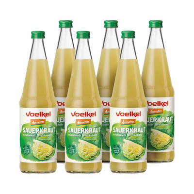 Produktfoto zu Sauerkrautsaft Kiste 6x0,7L