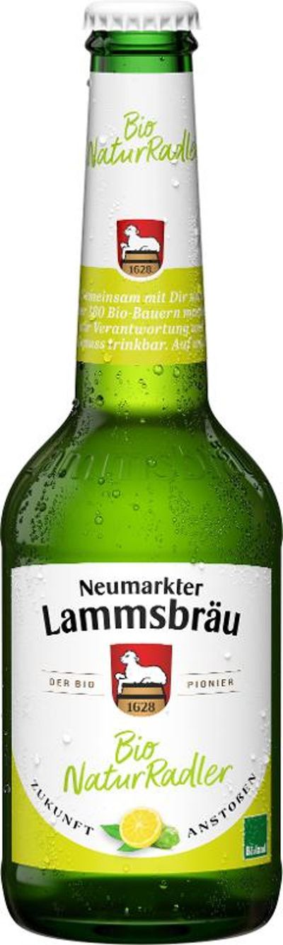 Produktfoto zu Kiste Lammsbräu NaturRadler (10 x 0,33l)