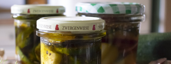 Eingelegte Zucchini