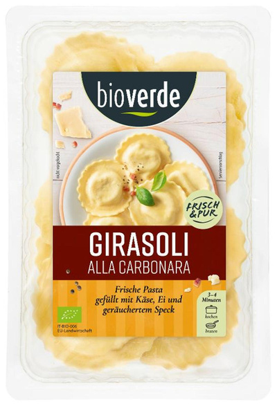 Produktfoto zu Frische Girasoli alla Carbonara 250g