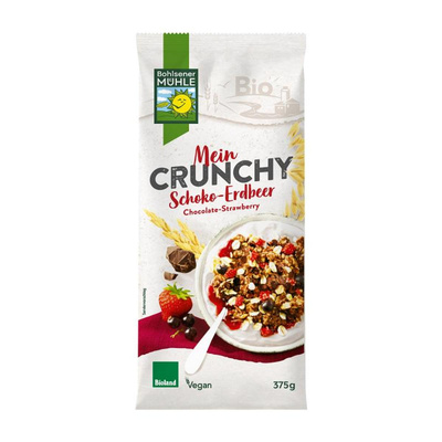 Produktfoto zu Mein Crunchy Schoko-Erdbeer 375g