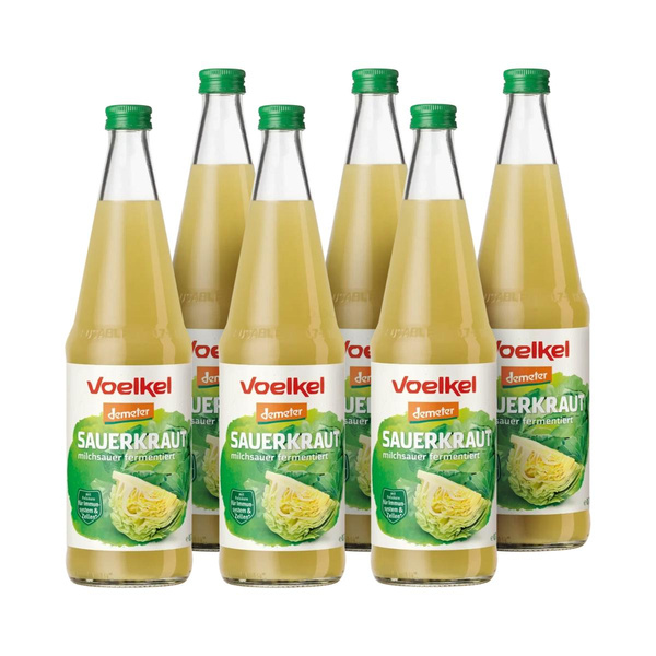 Produktfoto zu Sauerkrautsaft Kiste 6x0,7L