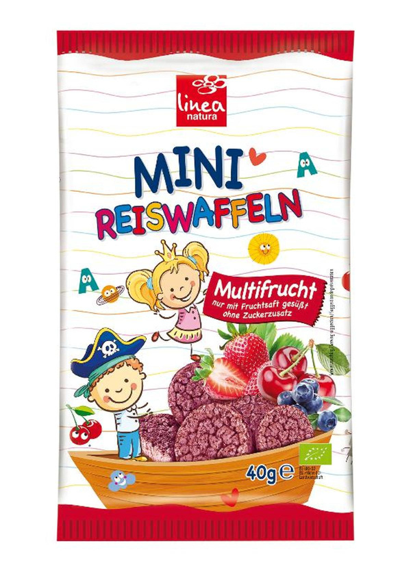 Produktfoto zu Mini Reiswaffeln Multifrucht 40g