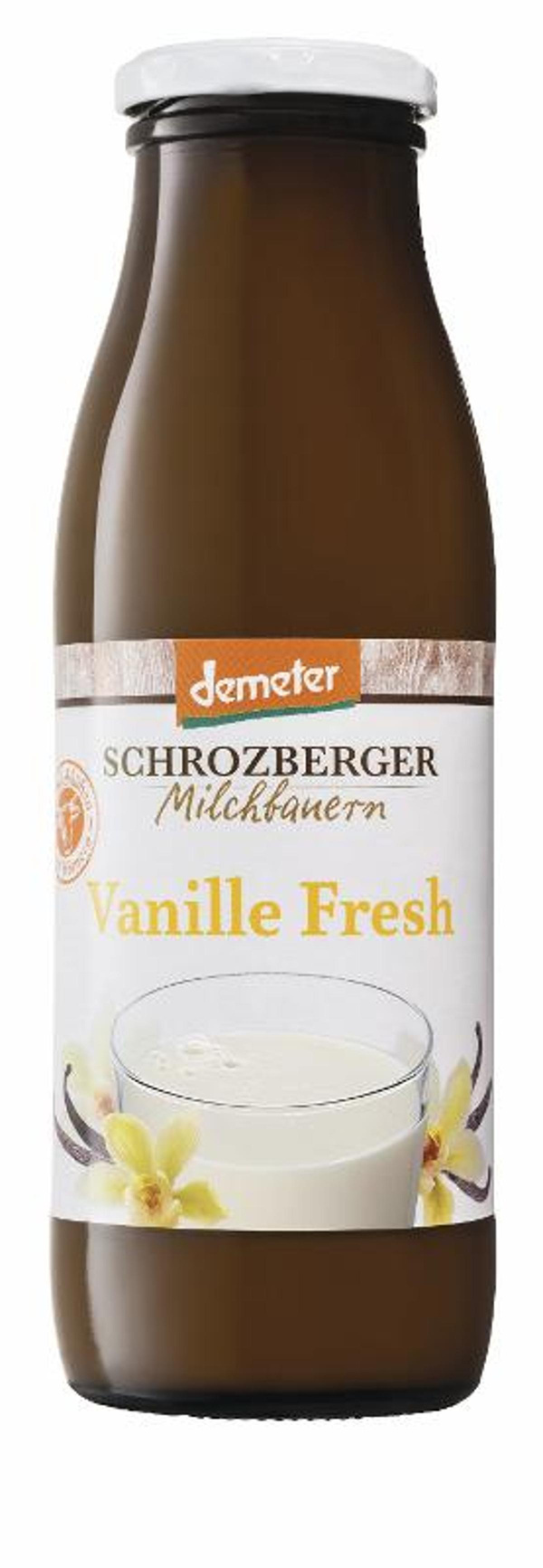 Produktfoto zu Vanille-Fresh 3,8% Demeter 0,5L Flasche