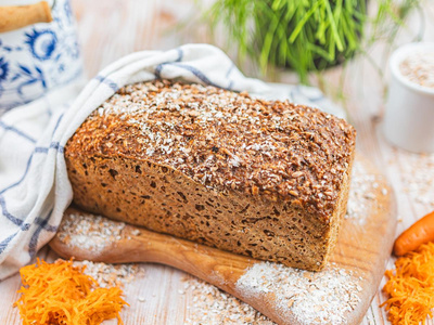 Produktfoto zu Dinkelganzkornbrot mit Möhre 1000g