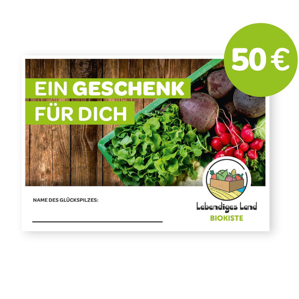 Produktfoto zu Gutschein 50€
