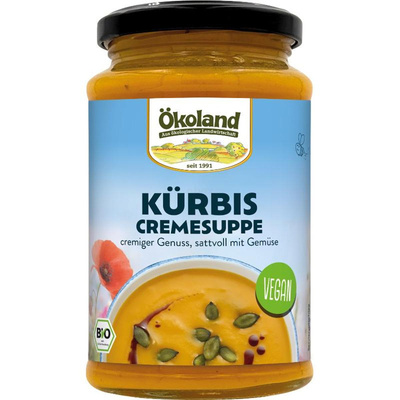 Produktfoto zu Kürbis Cremesuppe 380ml (vegan)