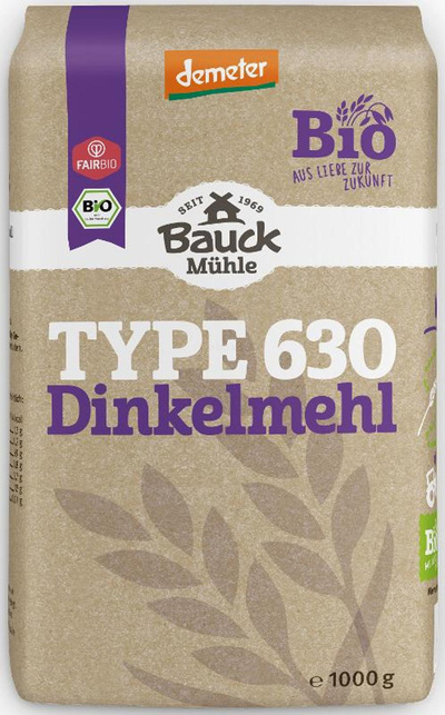 Produktfoto zu Dinkelmehl fein (Type 630) 1 kg