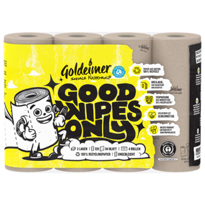 Produktfoto zu Goldeimer Küchenrollen 3-lagig (4 Stück)