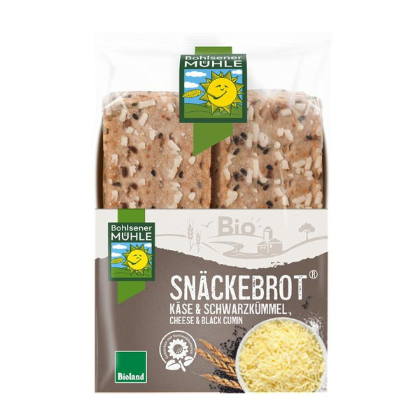 Produktfoto zu Snäckebrot Schwarzkümmel & Käse