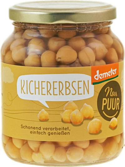Produktfoto zu Kichererbsen im Glas 350g