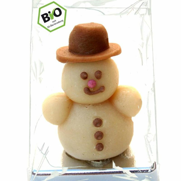 Produktfoto zu Schneemann Frosti (Marzipan)