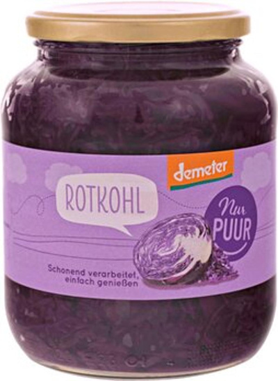 Produktfoto zu Rotkohl Glas 680g