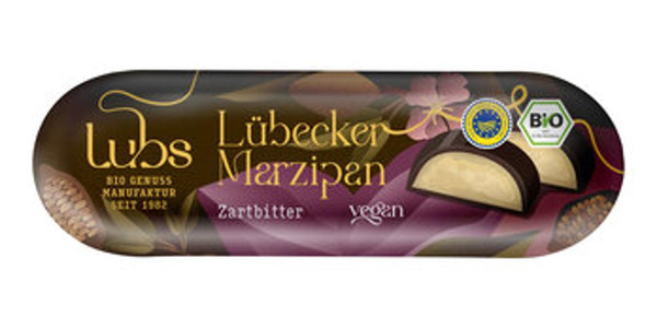Produktfoto zu Marzipanbrot Zartbitter (vegan)