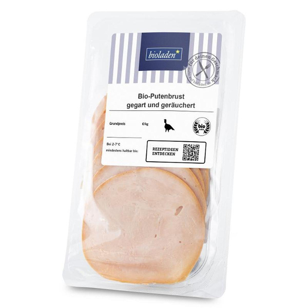 Produktfoto zu b* Putenbrust gegart _ geräuchert 80g