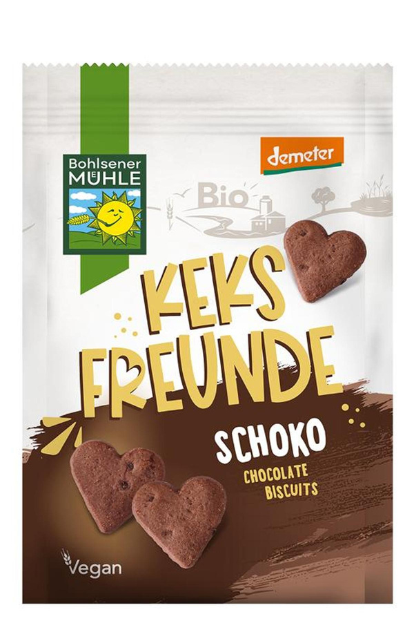 Produktfoto zu Keks Freunde Schoko 125g