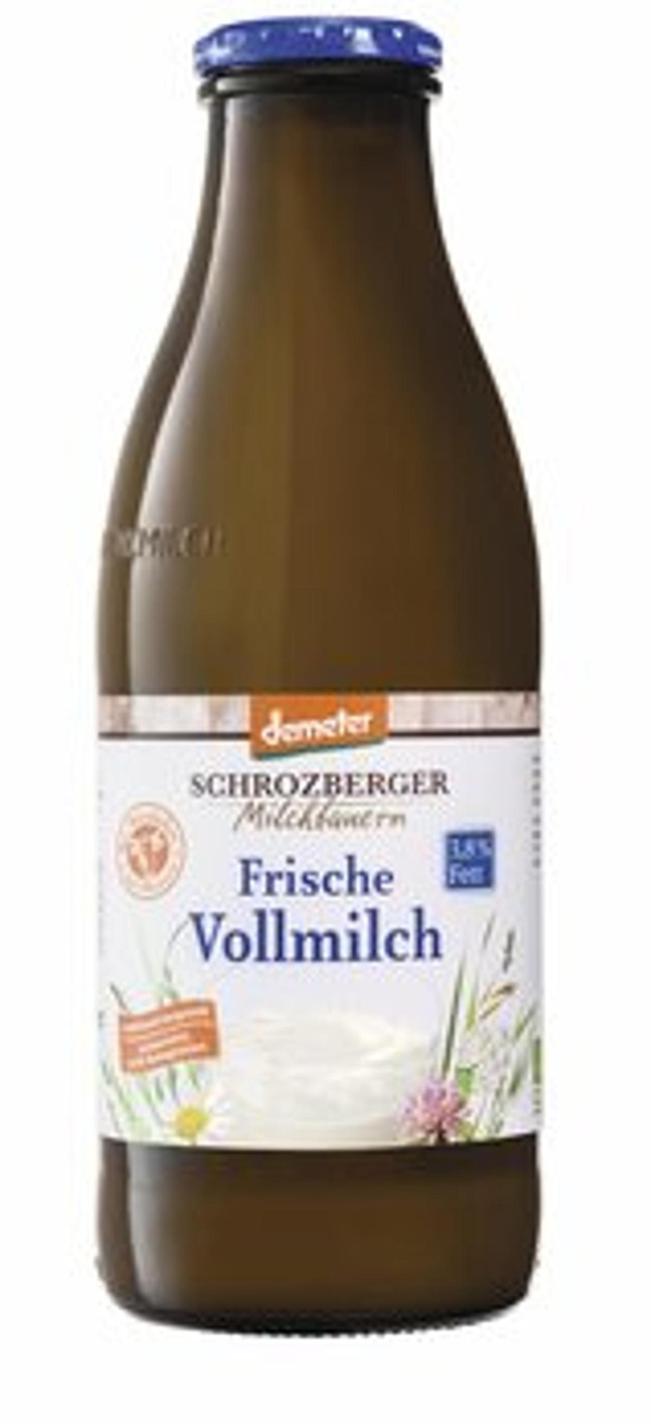 Produktfoto zu Frische Vollmilch 3,8 % Demeter (Flasche)