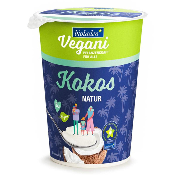 Produktfoto zu Kokos Natur Joghurt Alternative 400g Becher