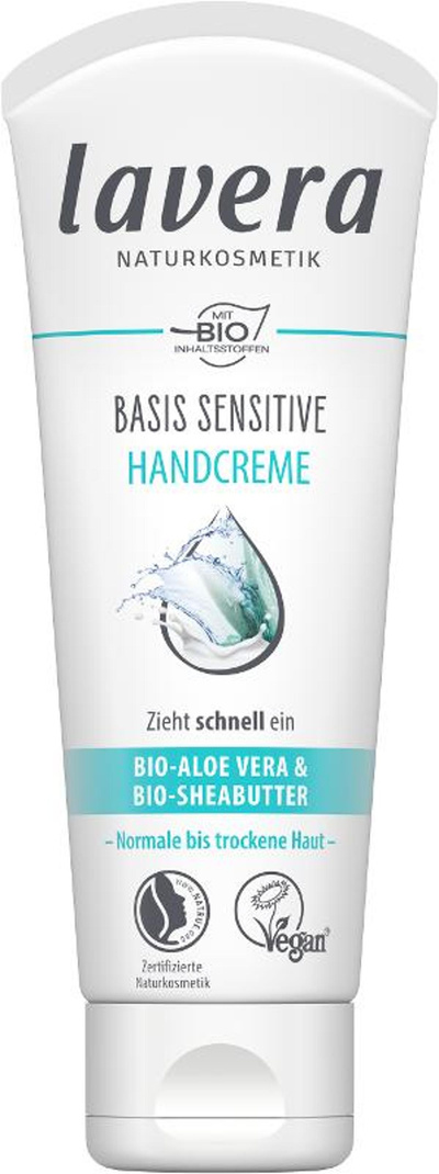 Produktfoto zu Lavera basis sensitiv Handcreme 75ml