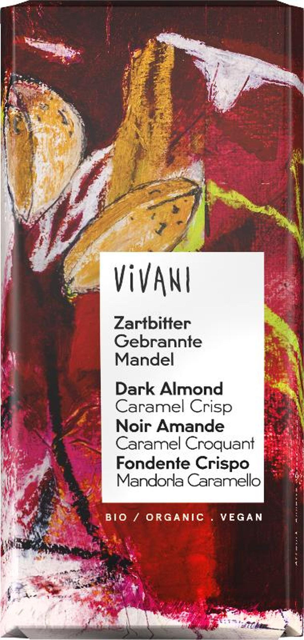 Produktfoto zu Zartbitter Gebrannte Mandeln Schokolade